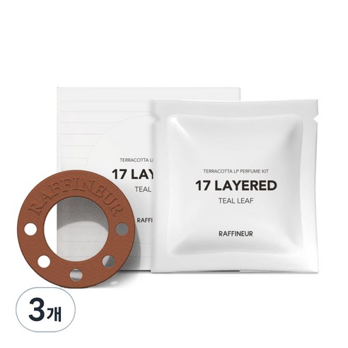라피네르 테라코타 LP 퍼퓸 키트 24g, 틸 리프, 24ml, 3개
