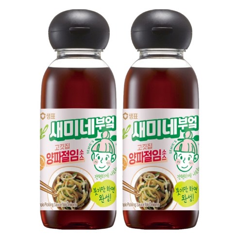 새미네부엌 고깃집 양파절임소스, 300ml, 2개