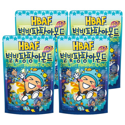 바프 별빛팡팡 아몬드, 120g, 4개
