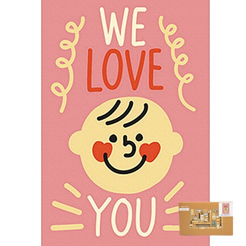 아트조이 DIY 명화그리기 10 x 15 cm, We love you, 1개