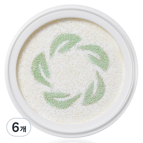 AHC 세이프온 마일드 선쿠션 리필 SPF50+ PA++++, 25g, 6개