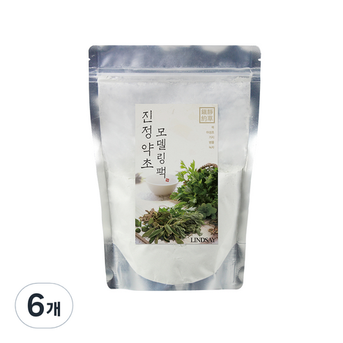 린제이 진정약초 모델링팩 330g, 1개입, 6개