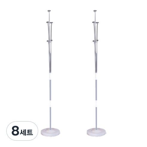 파티쇼 풍선꽂이장식컵스틱세트 130cm, 8세트