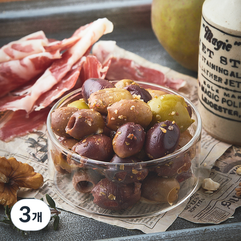 피카치 이탈리안 올리브 믹스 씨제거, 64g, 3개
