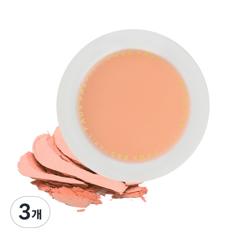 뽀빠파리 와이너리 치크트립 4.5g, 01 스위트 코랄, 3개