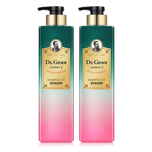 닥터그루트 에딕트 기능성샴푸 페어 앤 프리지아향, 680ml, 2개