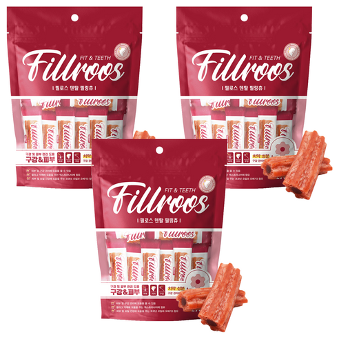 필로스 강아지 필링츄 덴탈껌, 쌀, 270g, 3개