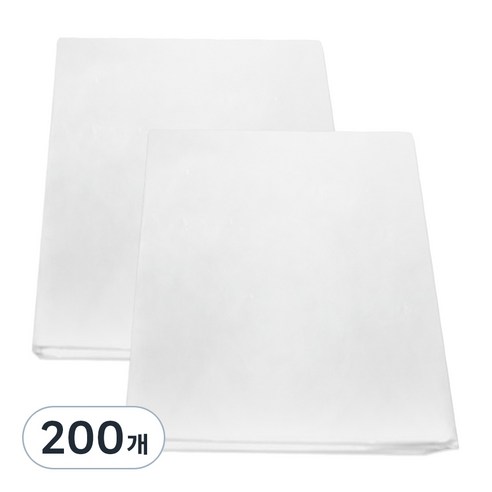 월드크린 분리수거 평판 비닐봉투 투명, 100L, 200개