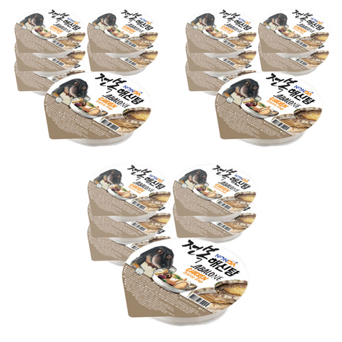 논다 전복해신탕 강아지간식, 전복, 120g, 18개