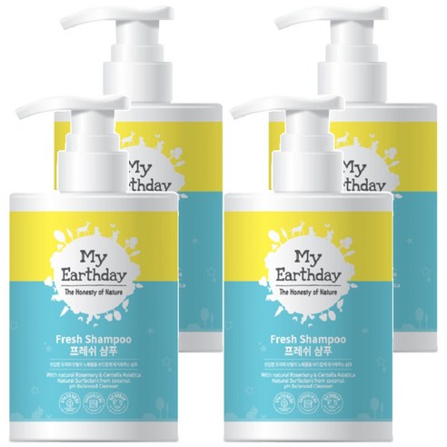 마이얼스데이 프레쉬 샴푸, 300ml, 4개
