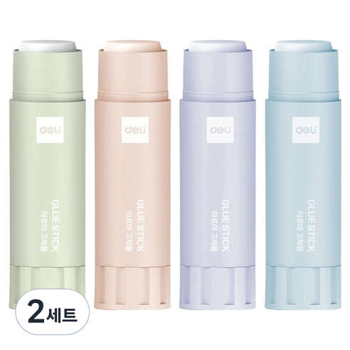 델리 초강력 회전형 풀 옥수수분말 글루스틱 21g x 4종 세트, 2세트