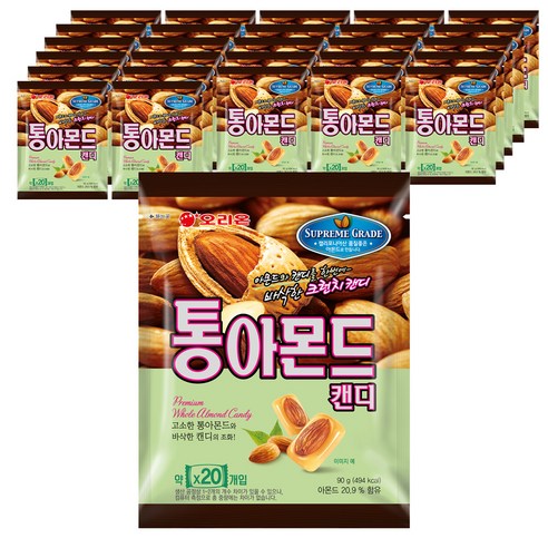 오리온 통아몬드 캔디