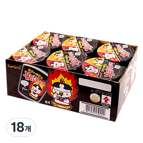 삼양 불닭볶음면 소컵 70g, 18개