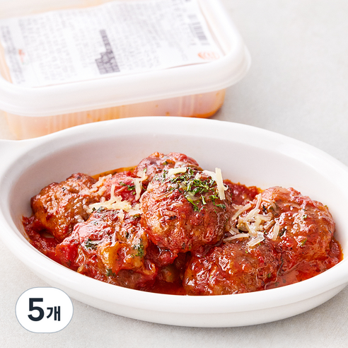 더반찬& 토마토소스 미트볼, 185g, 5개