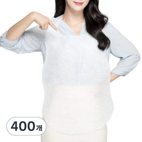 소프런 SHARP 일회용 앞치마, 화이트, 400개
