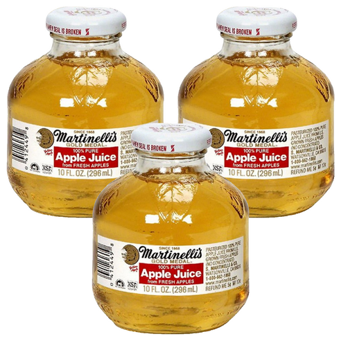 마르티넬리 골드메달 애플주스, 296ml, 3개