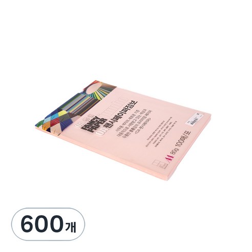 두성 OA팬시페이퍼점보 80g 연분홍색, A4, 600개