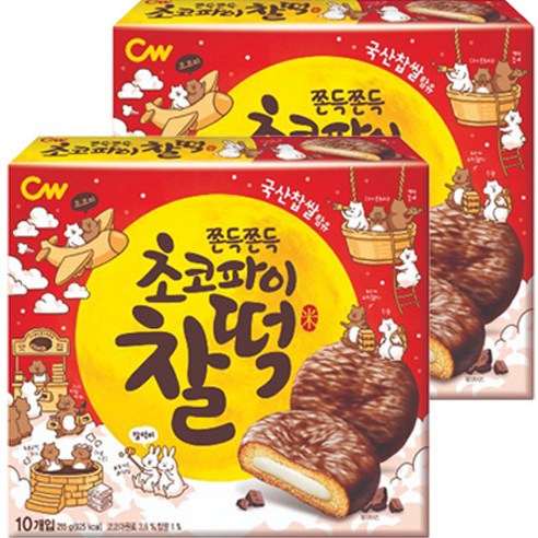 청우식품 초코파이찰떡, 215g, 2개