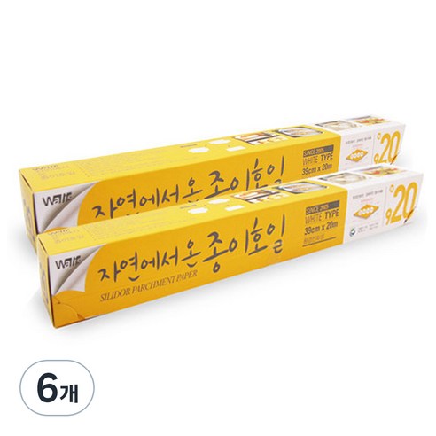 월리스 자연에서 온 종이호일 롤타입, 20m, 1개입, 6개