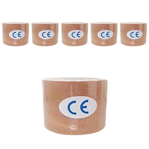 뽀마 스포츠테이프 스킨 5cm x 5m, 1개입, 6개