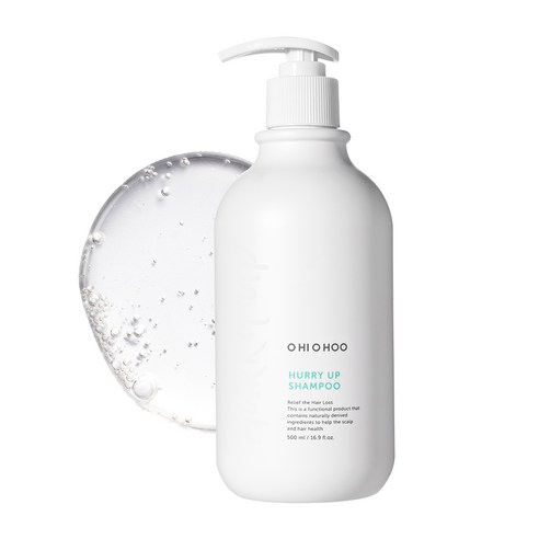 오하이오후 허리 업 탈모완화 샴푸 그리너리향, 500ml, 1개