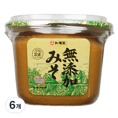 토모에 미소 된장, 500g, 6개