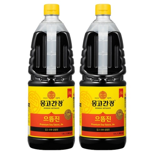 몽고간장 으뜸진, 1.8L, 2개