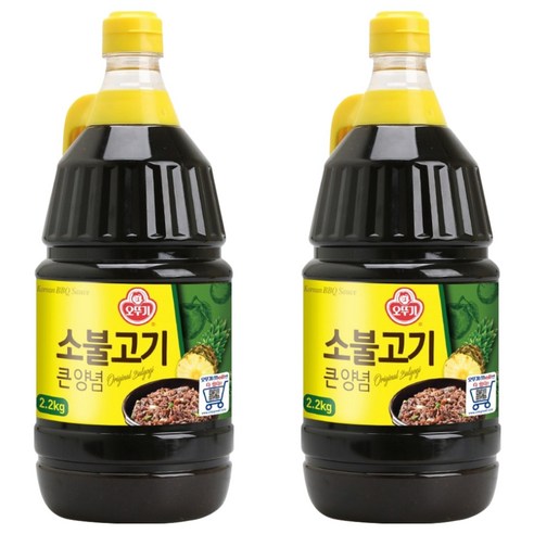 오뚜기 소불고기 큰양념, 2.1kg, 2개