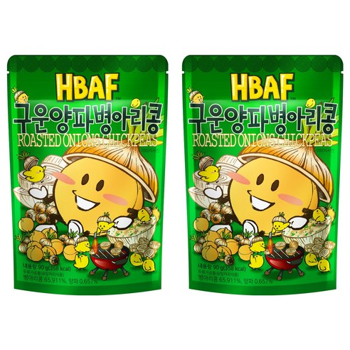 바프 구운양파맛 병아리콩, 90g, 2개