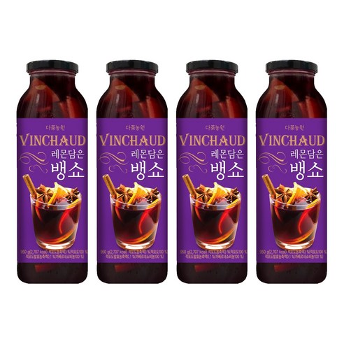 다농원 레몬담은 뱅쇼, 950g, 1개입, 4개