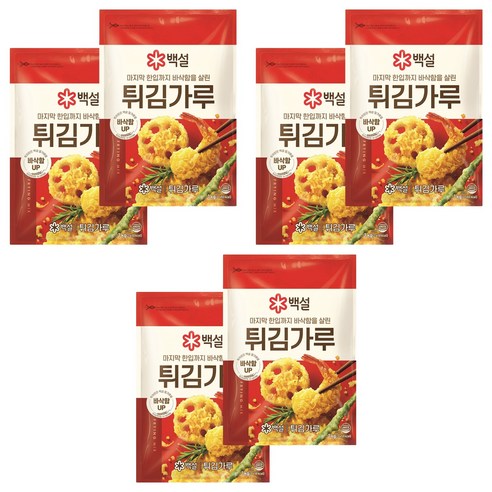 백설 튀김가루, 1kg, 6개