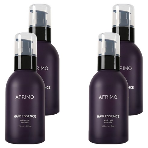 아프리모 어딕트걸 퍼퓸 헤어 오일 에센스, 120ml, 4개
