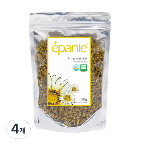 코코비아 에빠니 유기농 캐모마일 리필, 50g, 1개입, 4개