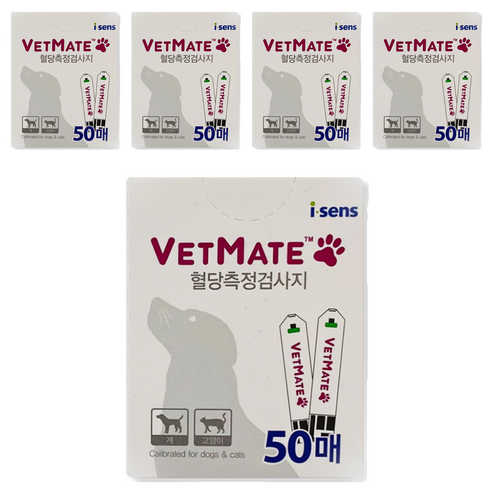 아이센스 벳메이트 혈당시험지, 50개입, 5개