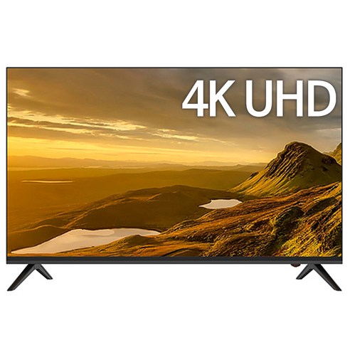 와이드뷰 안드로이드9 4K UHD LED TV, 109cm(43인치), GTWV43UHD-E1, 스탠드형, 자가설치