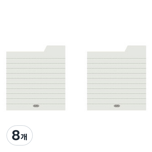 플레픽 모이스트 트레이싱 인덱스 메모지 M, 14 어반라인, 8개, 1개입