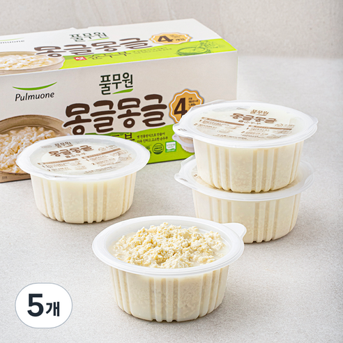 풀무원 유기가공식품 인증 몽글몽글 옛 순두부 4입, 450g, 20개