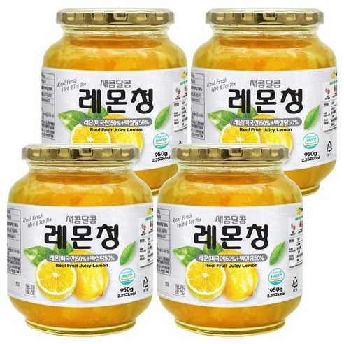 견과공장 레몬청, 950g, 1개입, 4개