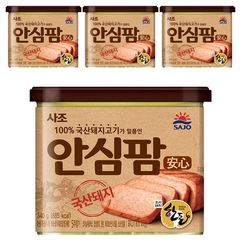사조 안심팜, 340g, 4개