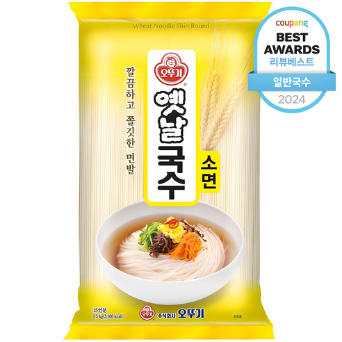 오뚜기옛날 국수 소면, 1.5kg, 1개