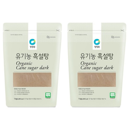 청정원 흑설탕, 1kg, 2개