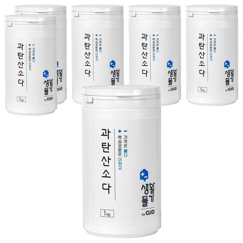 크리오 생활물가 과탄산소다 다목적 세정제, 1kg, 6개