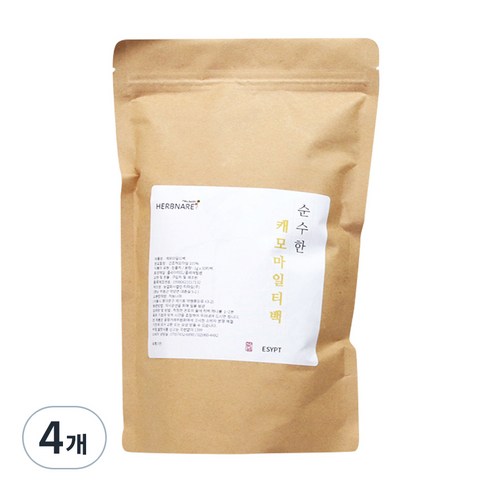 캐모마일 티, 1g, 50개입, 4개