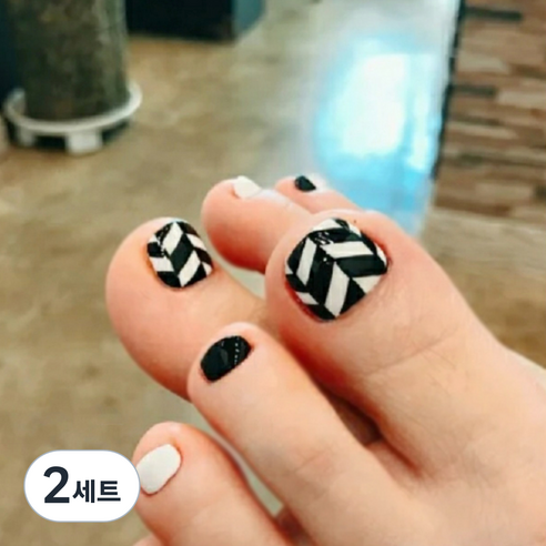 잇템샵 여름 네일아트 페디큐어 스티커 세트, 2세트, HL-037 블룸