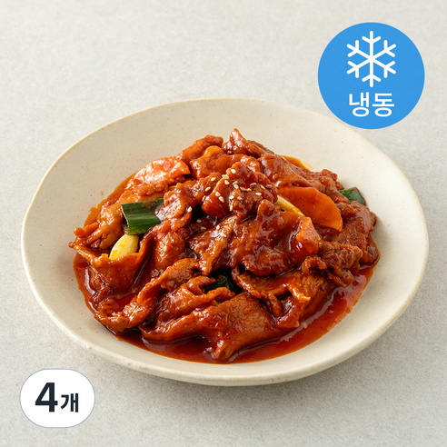롯데상사 한돈제육불고기 (냉동), 4개, 200g