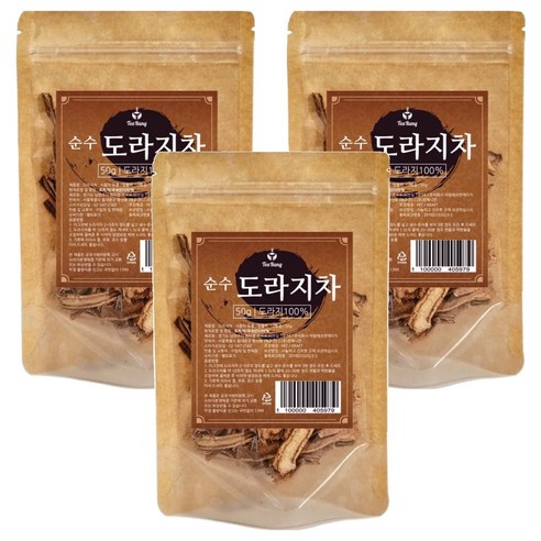 티랑 순수 도라지차, 50g, 1개입, 3개