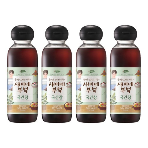 새미네부엌 국간장, 450ml, 4개