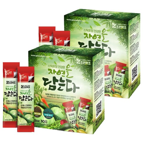 조은약초 자연을 담는다 프리미엄 구운마늘환 스틱, 90g, 2개