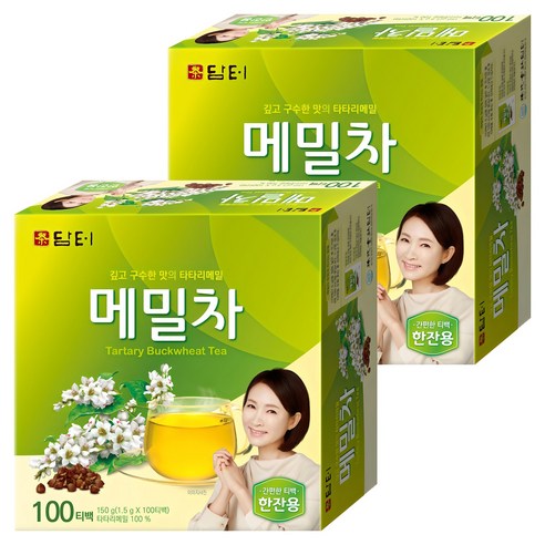 담터 메밀차100T/차/티백, 1.5g, 100개입, 2개