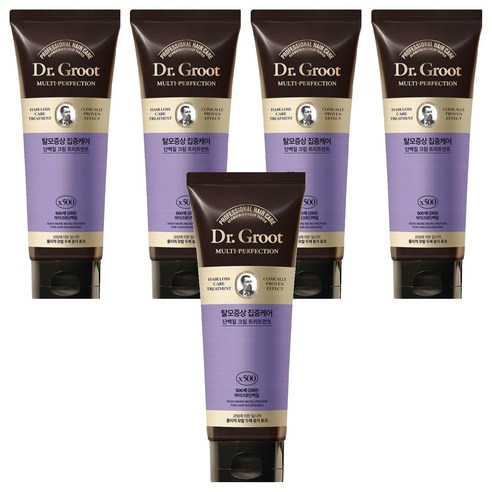 닥터그루트 멀티퍼펙션 탈모케어 단백질 크림 헤어트리트먼트, 250ml, 5개